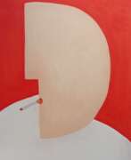 Minimalisme. Mister x with cigarette