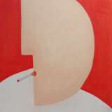 Mister x with cigarette Холст Масляные краски Абстракционизм Портрет Болгария 2025 г. - фото 1