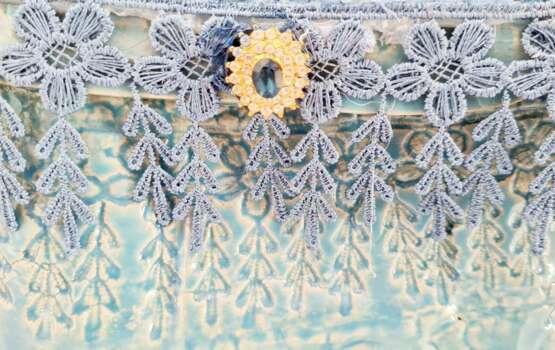 Декоративная интерьерная сумочка Кружево Керамика Ручная работа декоративный Декоратиивно-прикладное искусство 2025 г. - фото 3 Декоративная интерьерная сумочка Кружево Керамика Ручная работа декоративный Декоратиивно-прикладное искусство 2025 г. - фото 3