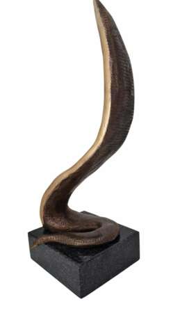Бронзовая статуэтка Змея Кундалини Marble бронзовое литье Contemporary art символическая композиция Russia 2025 - photo 1