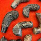 Collection of Kriss Handles Java Indonesia Late 18th Early 19th Century Bois laqué Other style Late 18th century - photo 14