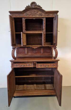 Buffet with wood carvings Oak Other style Early 20th century - photo 2