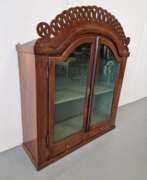 Overview. Large Biedermeier style wall cabinet