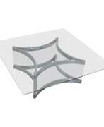 Overview. Mid-Century Modern Chrome and Lucite Coffee Table by Alessandro Albrizzi, 1970