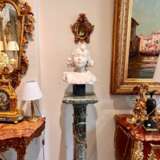 Late 19th-Century Carrara Marble Bust of a Young Girl - photo 6