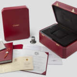 CARTIER, PLATINUM FLYING MYSTERY DOUBLE TOURBILLON 'ROTONDE DE CARTIER' WRISTWATCH, REF. W1556210 - фото 4