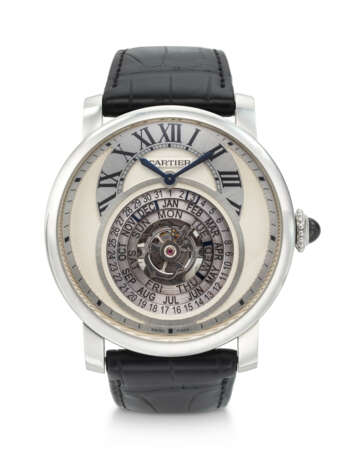 CARTIER, PLATINUM PERPETUAL CALENDAR 'ROTONDE DE CARTIER ASTROCALENDAR' WITH TOURBILLON, REF. W1556242 - фото 1 CARTIER, PLATINUM PERPETUAL CALENDAR 'ROTONDE DE CARTIER ASTROCALENDAR' WITH TOURBILLON, REF. W1556242 - фото 1