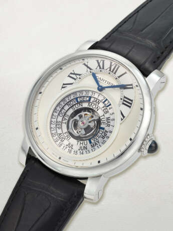 CARTIER, PLATINUM PERPETUAL CALENDAR 'ROTONDE DE CARTIER ASTROCALENDAR' WITH TOURBILLON, REF. W1556242 - фото 2 CARTIER, PLATINUM PERPETUAL CALENDAR 'ROTONDE DE CARTIER ASTROCALENDAR' WITH TOURBILLON, REF. W1556242 - фото 2