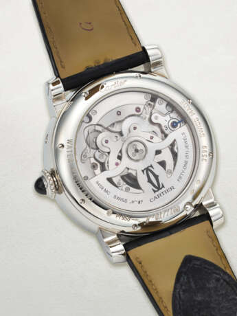 CARTIER, PLATINUM PERPETUAL CALENDAR 'ROTONDE DE CARTIER ASTROCALENDAR' WITH TOURBILLON, REF. W1556242 - фото 3 CARTIER, PLATINUM PERPETUAL CALENDAR 'ROTONDE DE CARTIER ASTROCALENDAR' WITH TOURBILLON, REF. W1556242 - фото 3