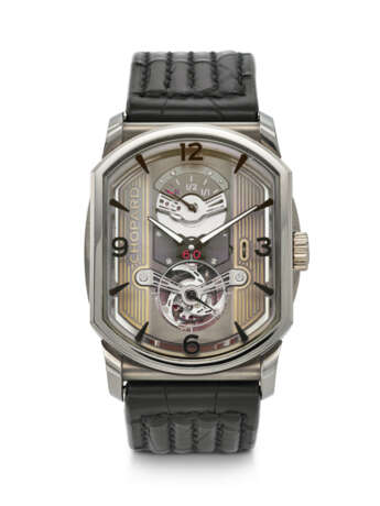 CHOPARD, TITANIUM TOURBILLON 'L.U.C. ENGINE ONE' WITH POWER RESERVE OPENWORK DIAL, REF. 168526-3001 - photo 1 CHOPARD, TITANIUM TOURBILLON 'L.U.C. ENGINE ONE' WITH POWER RESERVE OPENWORK DIAL, REF. 168526-3001 - photo 1