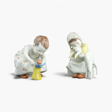 Meissen pair of Hentschel children - фото 1 Meissen pair of Hentschel children - фото 1