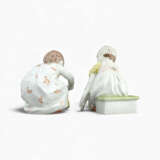 Meissen pair of Hentschel children - фото 3