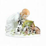 Meissen Girl with Rabbit - фото 2