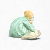 Meissen two Hentschel children baking sand cake - photo 4