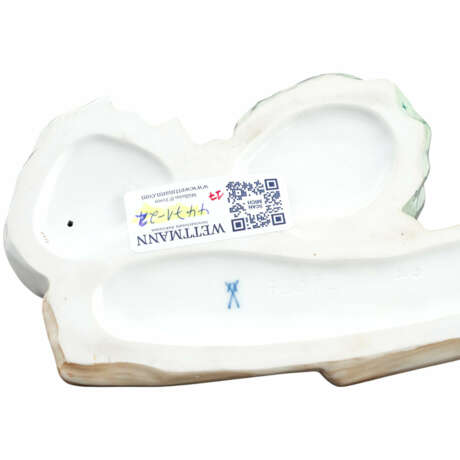 Meissen two Hentschel children baking sand cake - photo 7