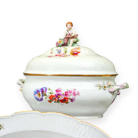 KPM Berlin service Osier Blumen und Insekten - фото 5