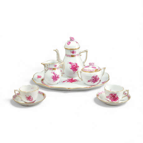 Herend mocha breakfast set Apponyi purpur - photo 2 Herend mocha breakfast set Apponyi purpur - photo 2
