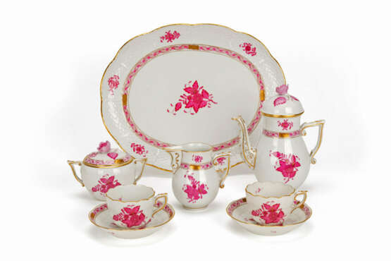 Herend mocha breakfast set Apponyi purpur - photo 3 Herend mocha breakfast set Apponyi purpur - photo 3