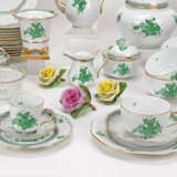Herend Speise- und Mokka-/Teeservice Apponyi grün und Fleur des indes grün - Foto 5