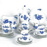 Royal Copenhagen coffee and mocha set ''Blue Flower'' for 6 persons - фото 3