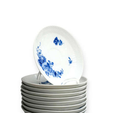 Royal Copenhagen Kaffee- und Teeservice Blaue Blume - Foto 3