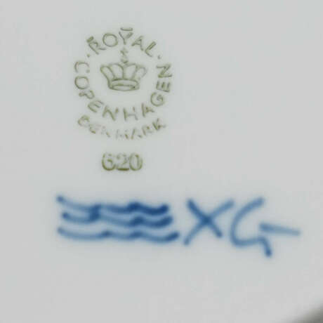 Royal Copenhagen Kaffee- und Teeservice Blaue Blume - Foto 8