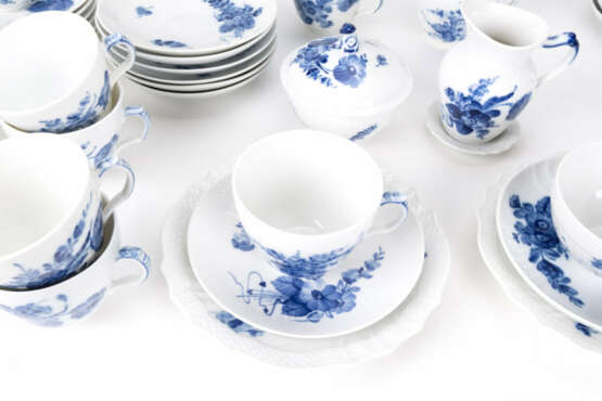Royal Copenhagen Kaffee- und Teeservice Blaue Blume - Foto 9