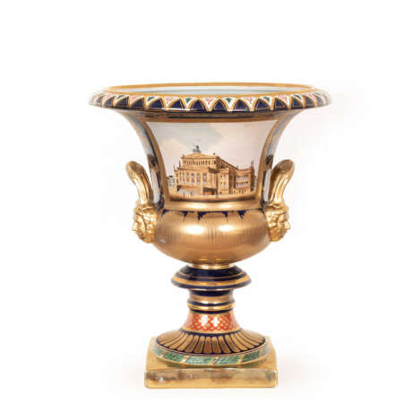 Magnificent krater vase with city views of Berlin - photo 1 Magnificent krater vase with city views of Berlin - photo 1