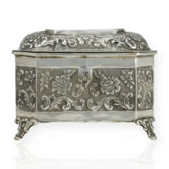 Silver Rococo sugar bowl