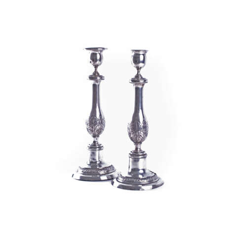 Silver classic candlestick pair - photo 2 Silver classic candlestick pair - photo 2
