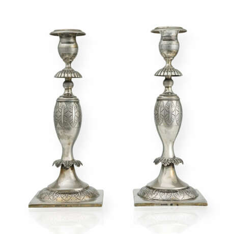 Silver Classic Candlestick Pair - photo 1 Silver Classic Candlestick Pair - photo 1