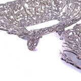 Silver pair of vine leaf baskets - photo 5