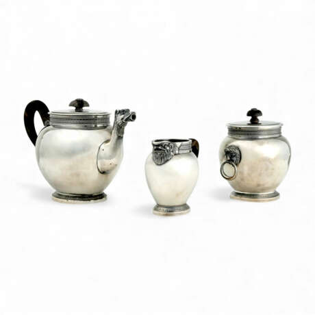 Silver teapot, sugar bowl and milk jug - photo 9 Silver teapot, sugar bowl and milk jug - photo 9