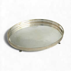 Silver mirror tray