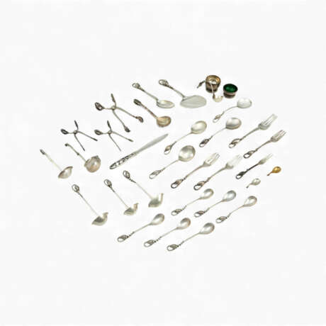 Collection of Georg Jensen silver, ''Blossom'' pattern - фото 1