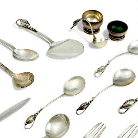 Collection of Georg Jensen silver, ''Blossom'' pattern - фото 3