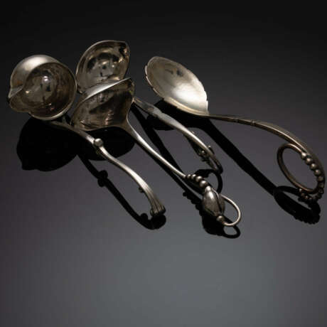 Collection of Georg Jensen silver, ''Blossom'' pattern - фото 7