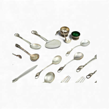 Collection of Georg Jensen silver, ''Blossom'' pattern - фото 11