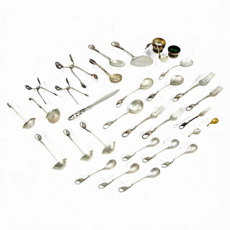 Collection of Georg Jensen silver, ''Blossom'' pattern - фото 12