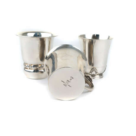 Georg Jensen 3 sterling mugs - photo 9 Georg Jensen 3 sterling mugs - photo 9