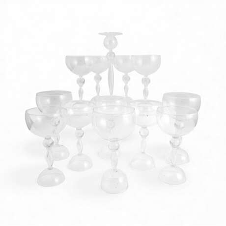 Barovier & Toso Set Weiß- und Rotweingläser mit Kerzenleuchter The Sherry Netherlands - Foto 2 Barovier & Toso Set Weiß- und Rotweingläser mit Kerzenleuchter The Sherry Netherlands - Foto 2