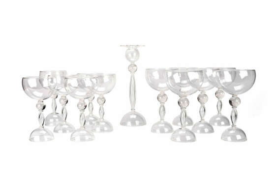 Barovier & Toso Set Weiß- und Rotweingläser mit Kerzenleuchter The Sherry Netherlands - Foto 3 Barovier & Toso Set Weiß- und Rotweingläser mit Kerzenleuchter The Sherry Netherlands - Foto 3