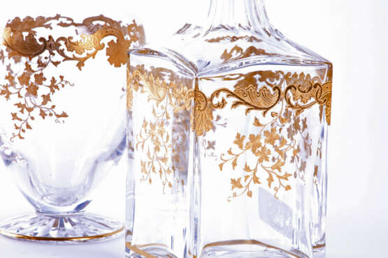 Saint Louis liqueur set Massenet Gold - photo 4