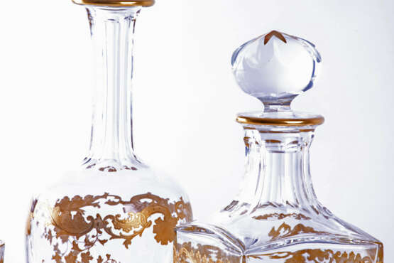 Saint Louis liqueur set Massenet Gold - photo 5