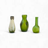 Set of three Art Nouveau vases, Bohemia, early 20th century, attributed to Johann Lötz Witwe - photo 1