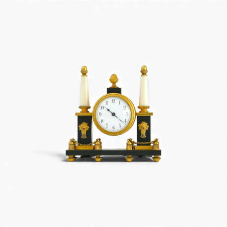 Miniature cylinder clock in the Empire style - фото 1 Miniature cylinder clock in the Empire style - фото 1