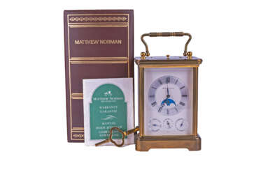 Matthew Norman travel clock '1781'