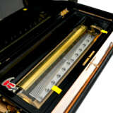 Swiss barrel organ in wooden case - photo 2