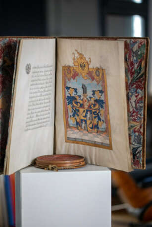 Nobility diploma 1762, issued by Maria Theresa for the elevation of citizen Joseph Boset - photo 3 Nobility diploma 1762, issued by Maria Theresa for the elevation of citizen Joseph Boset - photo 3