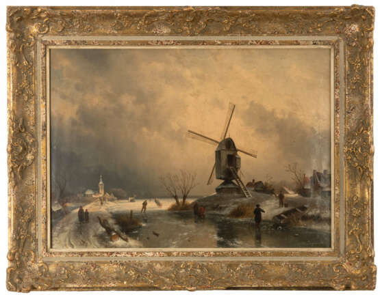 Charles Leickert (1818 Brussels - 1907 Mainz) - photo 2 Charles Leickert (1818 Brussels - 1907 Mainz) - photo 2